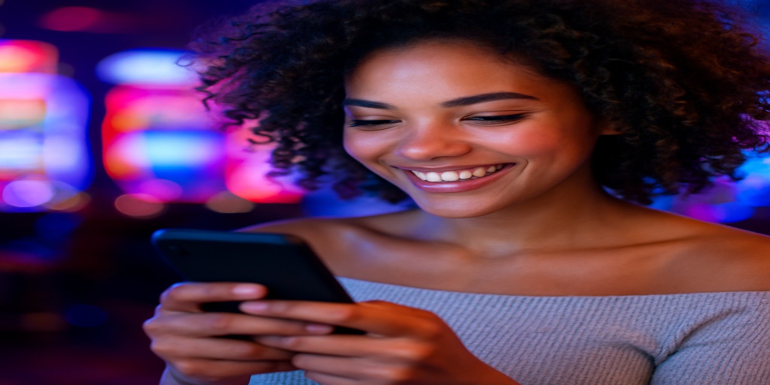 tk99 অ্যাপটি ব্যবহার করছেন একজন নারী