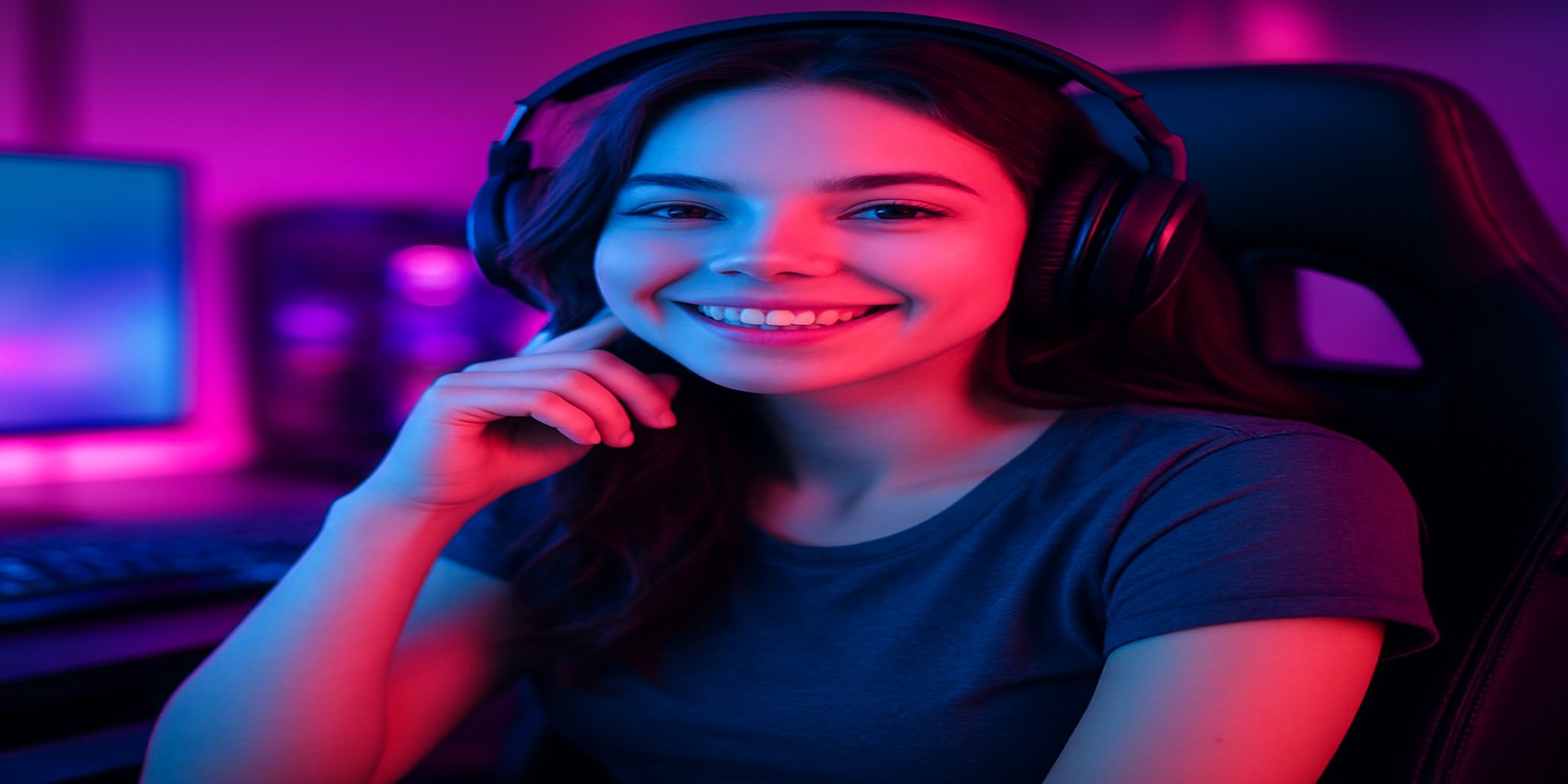 tk99-এ গেম উপভোগ করছেন একজন নারী