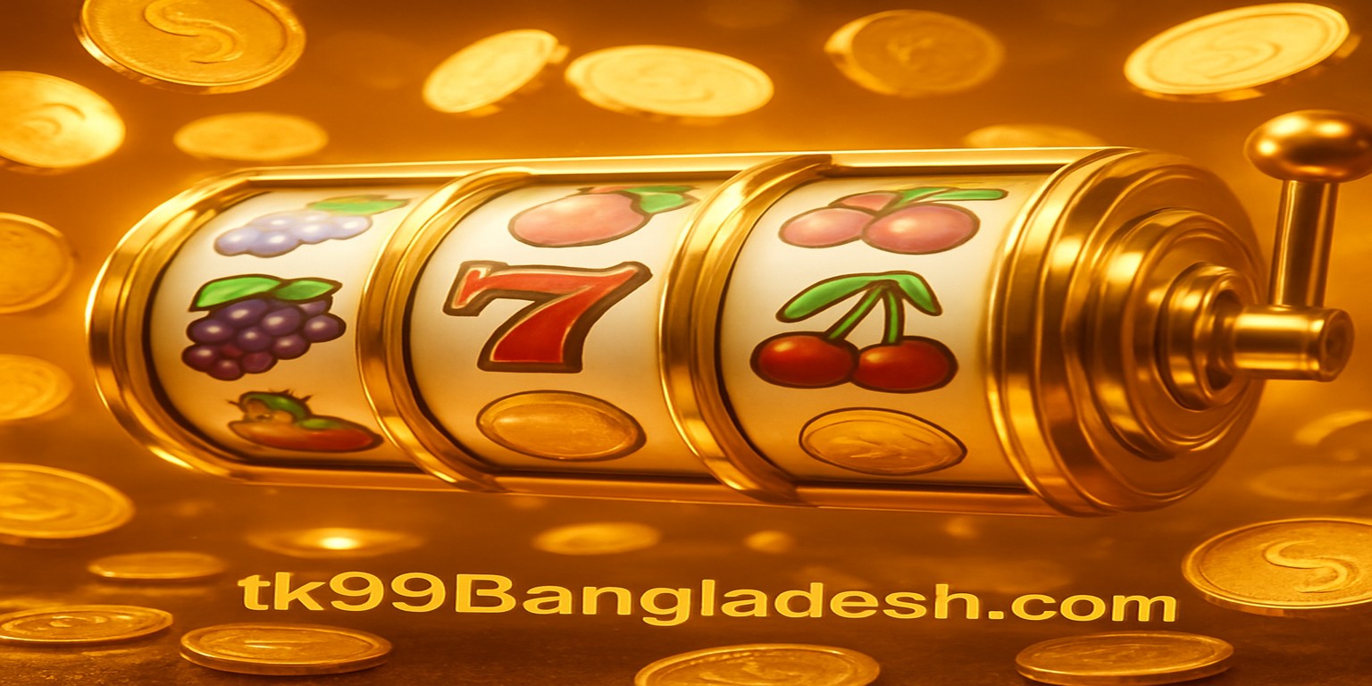 tk99 প্ল্যাটফর্মে স্লটস খেলতে থাকা উচ্ছ্বাসিত এক নারী